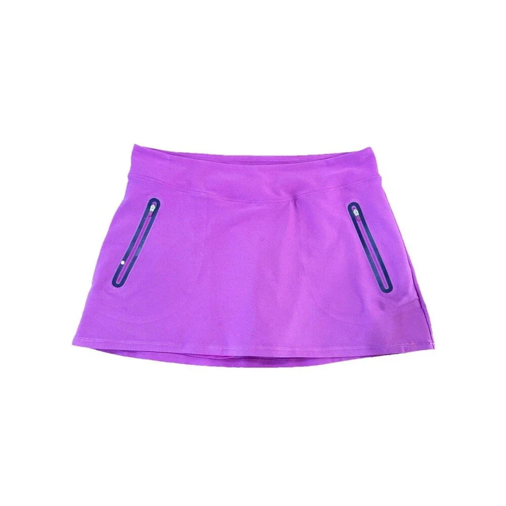 Nike Golf Dri-FIT Tour Performance Pink Skort Large L Pockets Stretch Lined